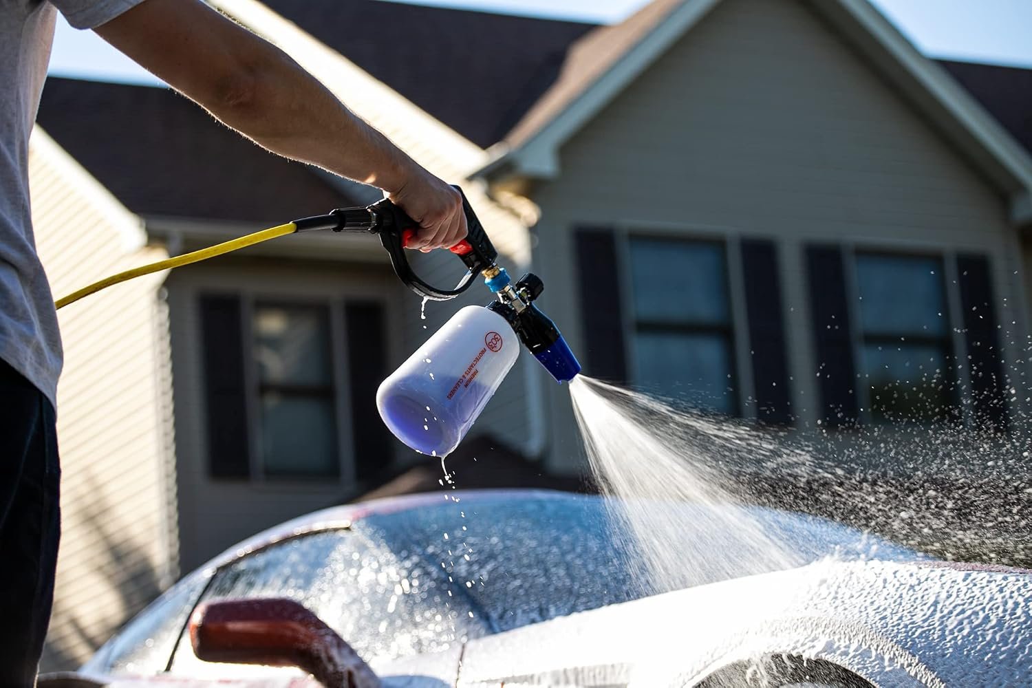 303 Products 39030 Foam Cannon – Adjustable Pressure Washer Foam Sprayer with Wide Neck Bottle and Quick Connect - Image 4