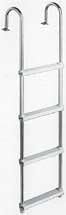 Garelick 15240G Four-Step Pontoon Ladder – Extended Boarding Ladder for Pontoon Boats and Deck Boats - Image 2