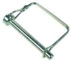 JR Products 1221 Safety Lock Pin – 1/4 in x 1-3/4 in Zinc-Plated Retaining Pin with Clip