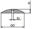 CMP Group CMR02 Rudder Anode – Zinc Saltwater Corrosion Protection with 2-13/16in Trim Tab Style Design - Image 3