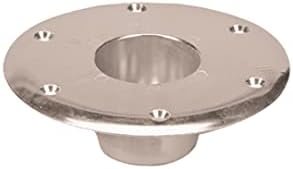 Faulkner 48732 Recessed Round Table Leg Base – 6.25in Aluminum Flush Mount Pedestal Support with 2.2in Insert Opening - Image 4