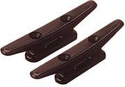 Sea-Dog 43040 Nylon Open Base Cleat – 4in Black Marine Cleat with UV-Resistant Injection Molded Nylon