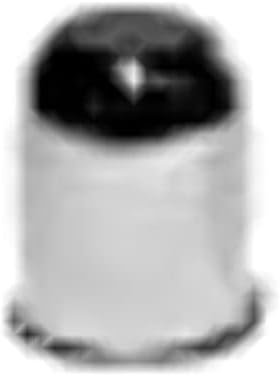 Americana 90077 Trailer Wheel Center Cap – 4.25in Outer Diameter with 4.12in Pilot and Black Push-Through Button - Image 2