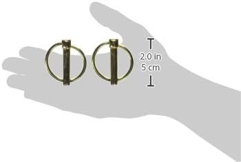 Roadmaster 910024 Quick Disconnect Linch Pins – 5/16in Diameter Steel Tow Bar Pins with Spring Clasp, 2-Pack - Image 2
