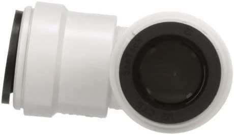 Aqualock 1351708 Union Elbow – 3/8in Push-to-Connect 90 Degree Plumbing Fitting for Water Systems
