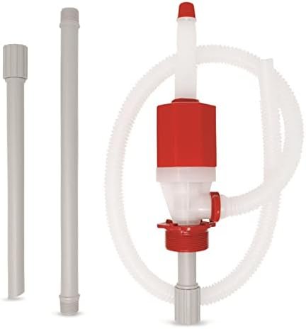 Tera Pump 20097 TRDRUM40 Plastic Drum Pump – Manual Rotary Drum Pump for 15 to 55 Gallon Liquid Containers - Image 2