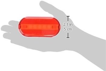 Peterson 13415R Replacement Lens – Red Rectangular Trailer Light Lens, OEM Service Part for Compatible Peterson Lamps - Image 2