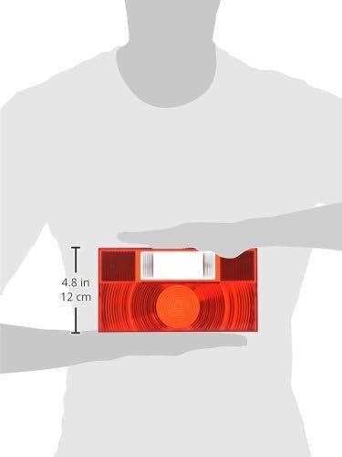 Peterson V2591225 Replacement Lens – Red Trailer Light Lens for Peterson Lighting Assemblies, Snap-On Service Part - Image 2