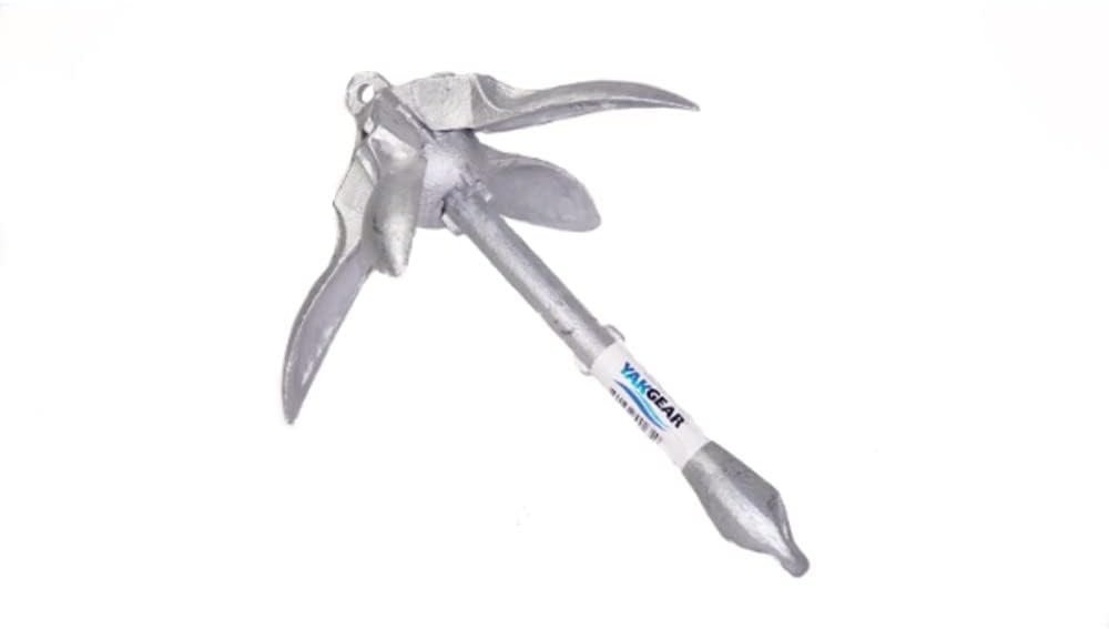 YakGear AB3 Anchor in a Bag Grapnel Anchor System – 3.3 lb Folding Anchor with 25 ft Rope, Buoy and Storage Bag - Image 2