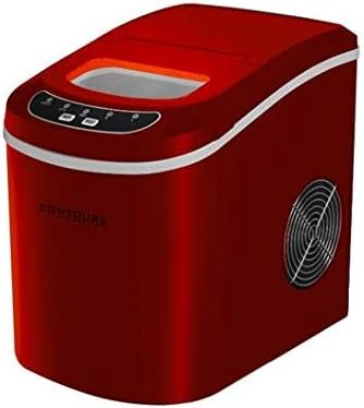 Contoure RV-130R Portable Ice Maker – Red Countertop Design, 26 lb Daily Ice Output, 2 lb Storage Basket - Image 4