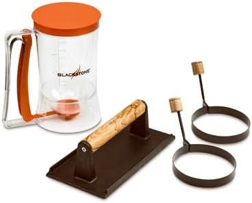 North Atlantic Imports 1543 Grill & Griddle Breakfast Kit – Batter Dispenser, Rings, and Cooking Accessories Set - Image 12
