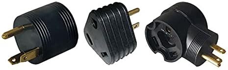Southwire 9521TR08 RV Power Adapter – 15A Male to 30A Female Triangle Connector for Household Shore Power Access