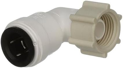 Aqualock 35201008 Female Elbow – 1/2in CTS x 1/2in FIP Push-to-Connect 90 Degree Plumbing Fitting