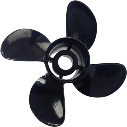 Michigan Wheel 992204 Vortex 4-Blade Aluminum Propeller – 14in x 20 Pitch RH Rotation for V6 Outboards with XHS Hub System - Image 5