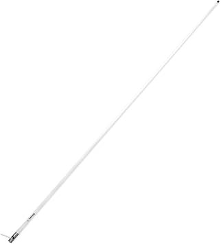 Shakespeare 6225-R Phase III Marine VHF Antenna – 8 ft Fiberglass Antenna with 6 dB Gain and Brass Elements