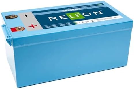RELiON RB24V100 Lithium Battery – 25.6V 100Ah LiFePO4 Deep Cycle Battery for Marine and Solar Power Systems - Image 2