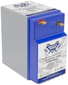 Battle Born BBGC2 100Ah 12V LiFePO4 Deep Cycle Battery – GC2 Golf Cart Form Factor, 1,280Wh Energy Storage, Internal BMS - Image 2