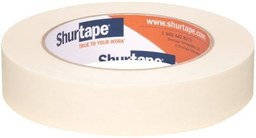 Shurtape CP 105 Natural Crepe Paper Tape – 24mm x 55m General-Purpose Masking Tape, 36 Roll Carton - Image 2
