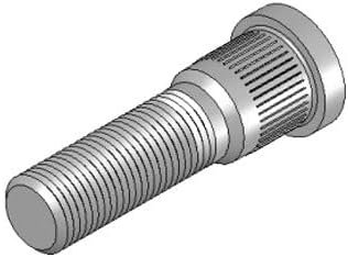 Lippert 121803 Press-In Wheel Stud – 1/2 in Trailer Hub Stud Replacement for Axle Wheel Assemblies - Image 2
