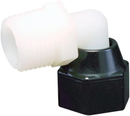 SHURFLO 2443366 Elbow Fitting – Swivel Pump Adapter for Freshwater and Marine Plumbing Systems