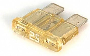 Bussmann BPATC25RP 25 Amp ATC Blade Fuse 5-Pack – Standard Automotive Plug-In Fuses