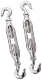 Torklift S9012 Hook Turnbuckle – Steel Camper Tie-Down Connector with Adjustable Tensioning Design