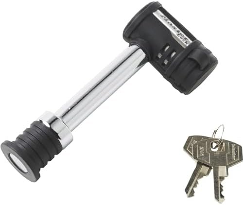 Master Lock 1479DAT Barbell Receiver Lock – 5/8in Hitch Pin Lock with Hardened Steel Construction and Weather-Resistant Finish - Image 3