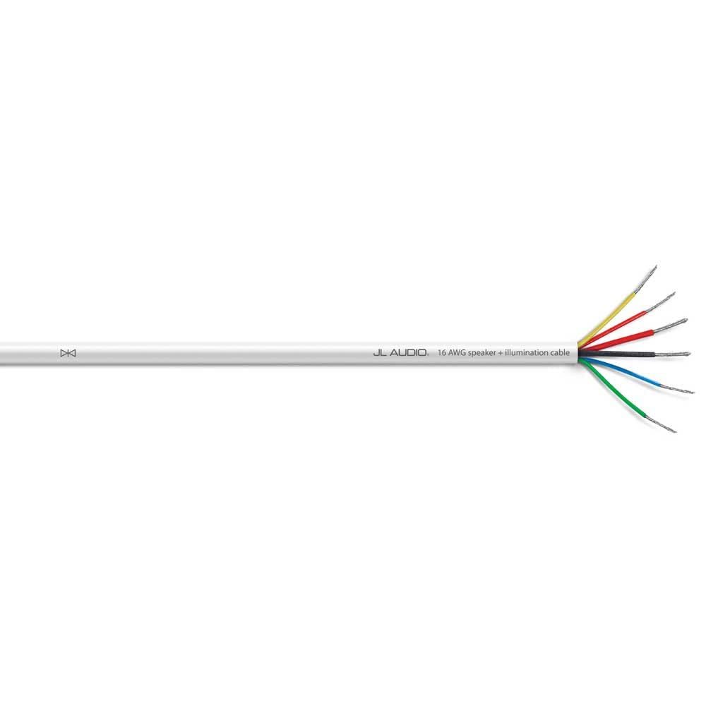 JL Audio XM-WHTMFC-250 Marine Power Cable – 2 AWG Tinned OFC Copper, White Jacket, 250 ft Spool