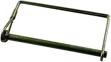 JR Products 1281 Safety Lock Pin – 1/4 in x 3 in Zinc-Plated Retaining Pin with Safety Clip