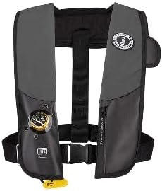 Mustang Survival MD31830262 HIT Hydrostatic Inflatable PFD – Gray and Blue Automatic Inflatable Life Vest with Hydrostatic Technology - Image 3