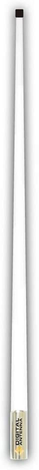 Digital Antenna 528-VW VHF Marine Antenna – 4ft White Fiberglass Antenna with 4dB Gain for Marine Communications - Image 2