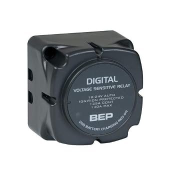 BEP 710-140A Digital Voltage Sensing Relay – 12/24V Battery Management System with 140A Continuous Rating