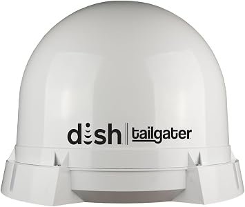 KING DT4450 DISH Tailgater Satellite Bundle – Wally HD Receiver Included, Automatic HD Antenna, 35 ft Coax Cable