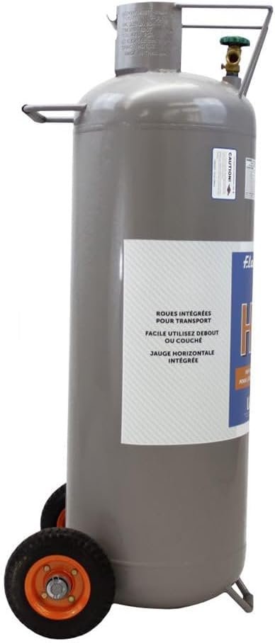 Flame King YSN100HOG 100 lb Propane Cylinder Hog – High-Capacity Steel LP Tank with POL Valve Connection - Image 2