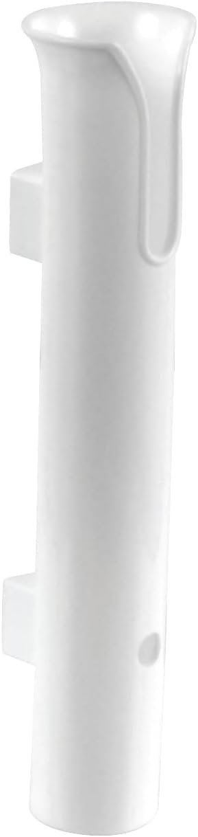 TACO Marine P04-091W Poly Rod Holder – 1-3/4 in ID Flush Mount Holder with Integrated Stand-Off