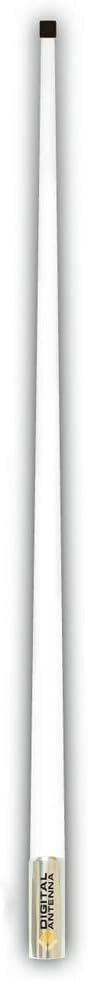 Digital Antenna 531-AW AM/FM Marine Antenna – 4 ft White Fiberglass Whip – Entertainment Radio Reception for Boats