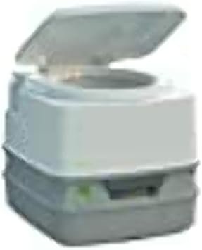 Thetford Silence Plus 2G High Toilet – White with Chrome Hinges – Premium RV and Marine Toilet