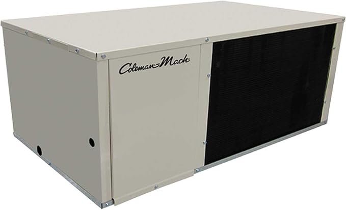 Coleman-Mach 46413012 Park Model Air Conditioner – Ground-Mount RV Cooling System with High-Airflow Design and Service Access Panels