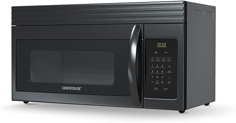 Contoure RV450BKOTR 1.6 Cu Ft Black Over-the-Range Convection Microwave – RV Microwave Oven with Ventilation System - Image 3