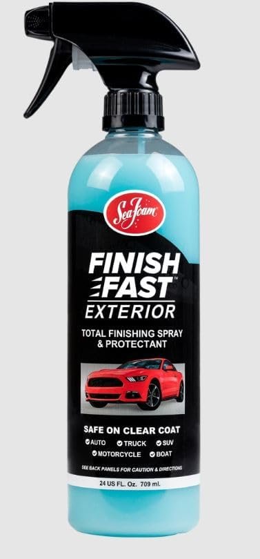 Sea Foam ED24 Finish Fast Exterior Detailer – 24oz Streak-Free Spray Protectant with Water-Beading Paint Protection - Image 2