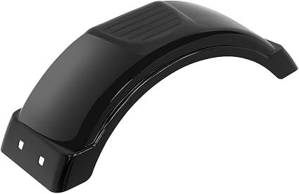 Fulton 8551 Plastic Trailer Fender – Black Poly Fender for 8-12 in Trailer Tires with Corrosion-Resistant Construction