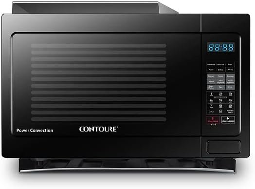 Contoure RV188BKCON 1.1 Cu Ft Black Built-In Convection Microwave – RV Microwave Oven with Convection Cooking and Trim Kit Compatibility - Image 3