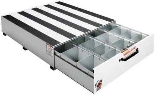 Weather Guard 3383 Pack Rat Drawer Unit – 48in Steel Roll-Out Storage Drawer with 425 lb Capacity and Tall Profile Design