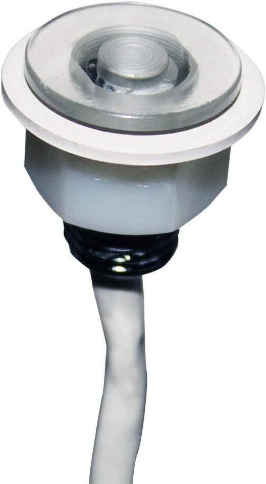 Shadow-Caster MRALRGB05 RGB Round Accent Light – 0.5 in Flush Mount, Full-Color LED, IP67 Marine-Rated Lighting