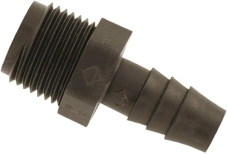 Valterra RF834 Male Adapter Coupler – 3/8in MPT x 3/8in Barb Polypropylene RV Fresh Water Plumbing Fitting - Image 3