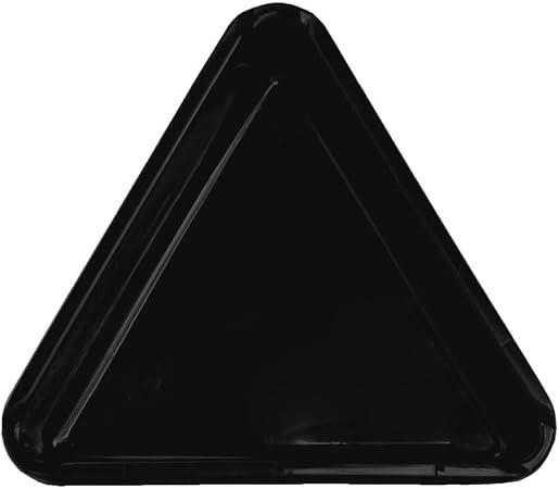 Midwest Can 6375 7.5 Quart Triangle Drain Pan – Low-Profile HDPE Fluid Catch Pan with Pour Channel and Handle