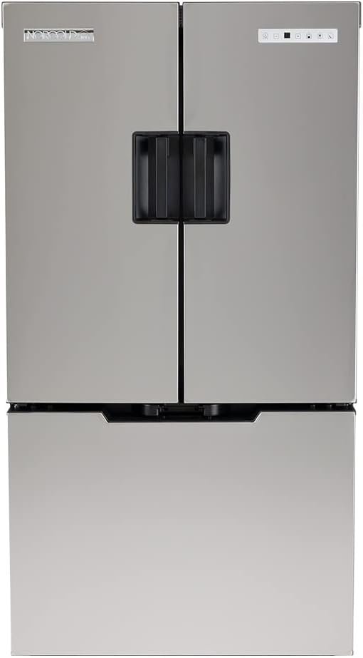 Norcold N15DCSS 15 Cu. Ft. 12V DC Compressor Refrigerator – Stainless Steel Residential-Style RV Refrigerator