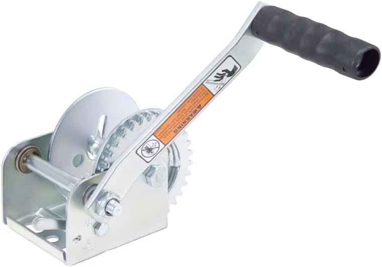 Dutton-Lainson 14125 Plated Trailer Winch – 600 lb Capacity, Manual Crank Design, Zinc-Plated Steel - Image 4