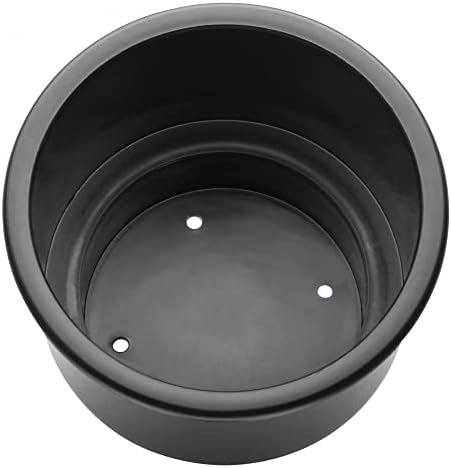 Whitecap 3511BD Black Nylon Flush Cup Holder – 4in Recessed Marine Beverage Holder - Image 2