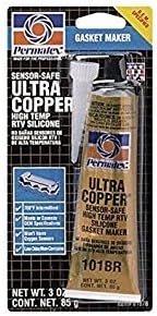 Permatex 81878 Ultra Copper High-Temp RTV Silicone Gasket Maker – 3 oz Tube – Rated to 700°F Intermittent - Image 5
